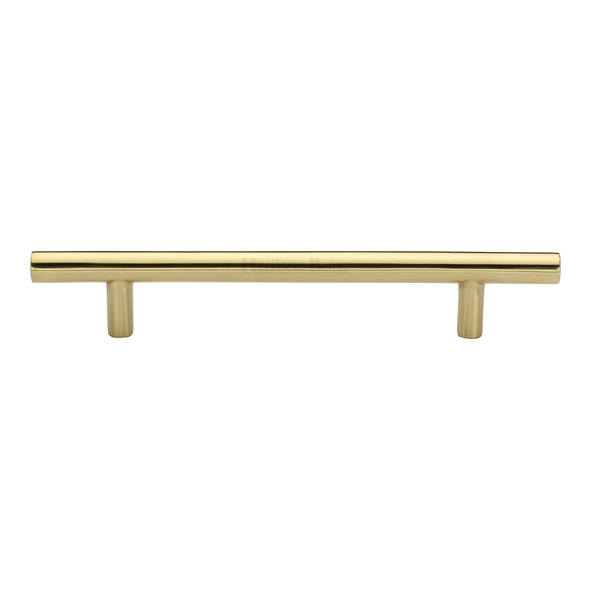 C0361 128-PB • 128 x 192 x 32mm • Polished Brass • Heritage Brass Pedestal 11mm Ø Cabinet Pull Handle